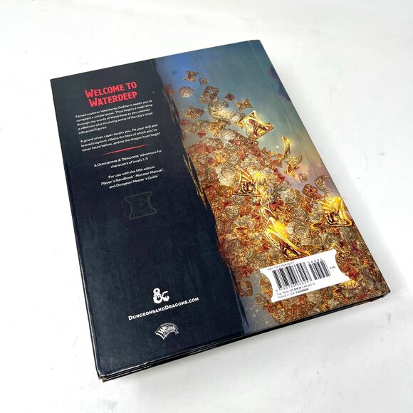 Dungeons & Dragons Waterdeep DRAGON HEIST Campaign Book 1st Print 2018 D&D - Picture 3 of 15